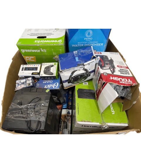1 Pallet - Wholesale Walmart Liquidation - Electronics, Home Appliances, Tools & Garden - Condition: Customer returns – Unsorted