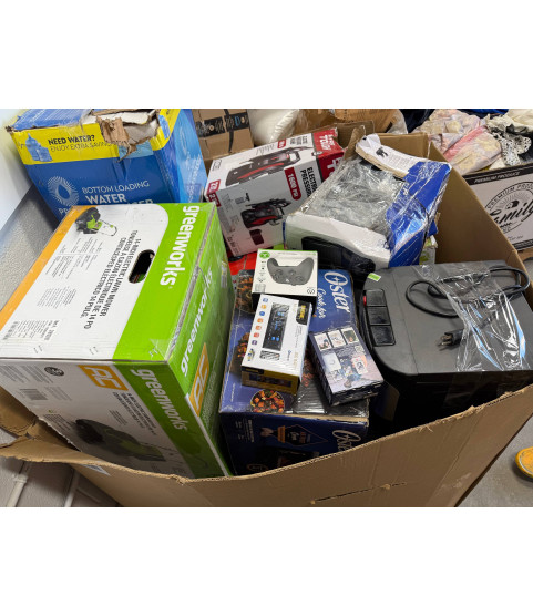 1 Pallet - Wholesale Walmart Liquidation - Electronics, Home Appliances, Tools & Garden - Condition: Customer returns – Unsorted