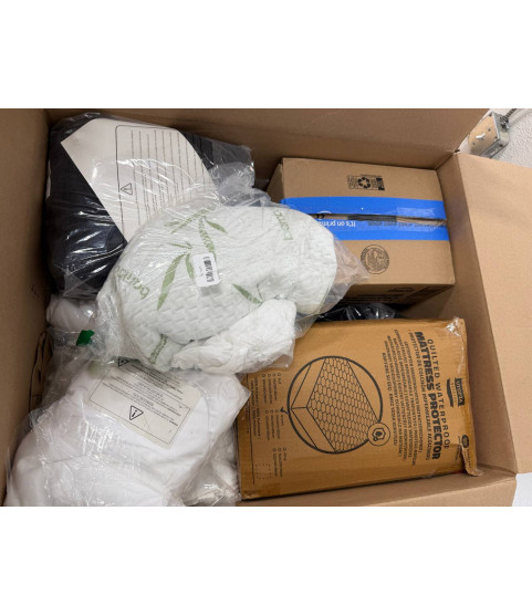 1 Pallet - Wholesale Amazon Liquidation - General Merchandise, Comforters bedsheets, Towels, Bedding stuff - Condition: Customer returns - Unsorted