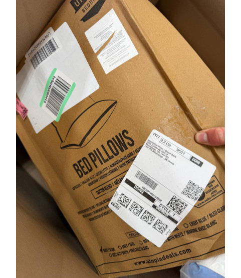 1 Pallet - Wholesale Amazon Liquidation - General Merchandise, Pillows, Bedding & Towels - Condition: Customer returns - Unsorted