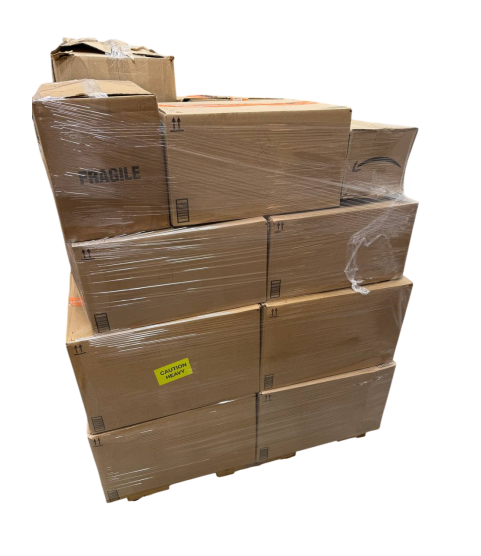 1 Pallet - Wholesale Amazon Liquidation - General Merchandise, Bedding & Pillows, Budget staff - Condition: Customer returns - Unsorted