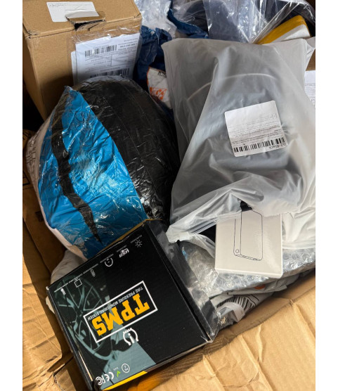 1 Pallet – Aliexpress Liquidation - Mixed Electronics, Fashion Accessories, Home Goods & Auto Parts - Condition: Customer returns – Unsorted
