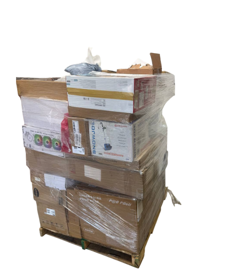 1 Pallet - Wholesale  Liquidation - Mixed Appliances, General Merchandise, Electronics, Auto Parts & Books - Condition: Customer returns - Unsorted