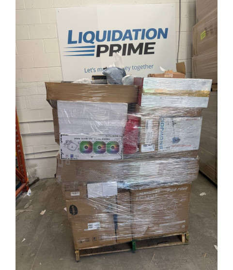 1 Pallet - Wholesale  Liquidation - Mixed Appliances, General Merchandise, Electronics, Auto Parts & Books - Condition: Customer returns - Unsorted