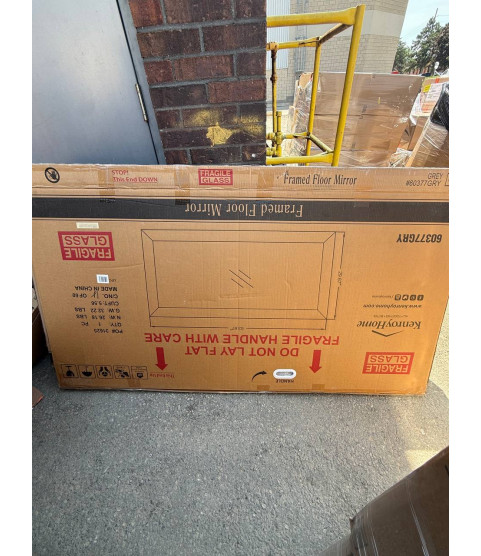 1 Pallet - Wholesale Walmart Liquidation - Kenroy Home Framed Floor Mirrors - Condition: New