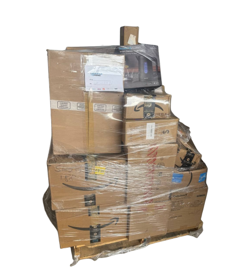 3 Pallets - Wholesale Amazon Liquidation - Clothes, Electronics, General merchandise - Condition: Customer returns - Unsorted