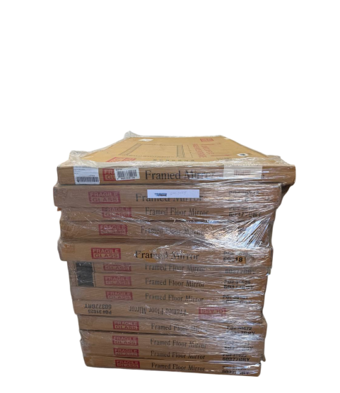 1 Pallet - Wholesale Liquidation - Kenroy Home Framed Floor Mirrors - Condition: New