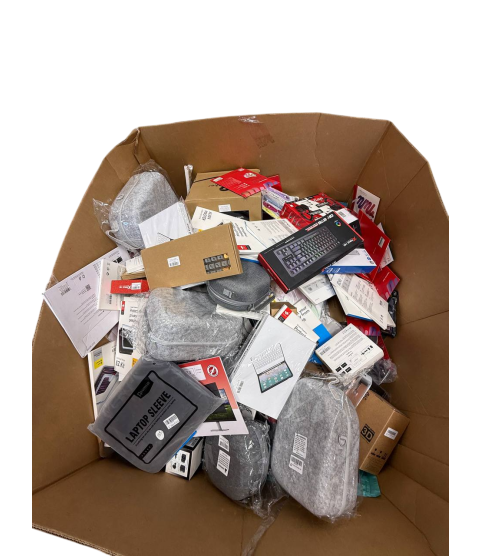 1 Pallet - Wholesale Amazon Liquidation - Mixed Electronics, Phone Cases & Screen Protectors - Condition: Customer returns - Unsorted