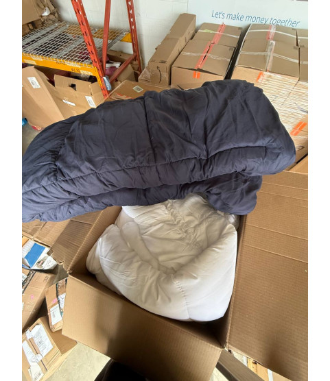 1 Pallet - Wholesale Amazon Liquidation - General merchandise (Bedding & Pillows) - Condition: Customer returns - Unsorted