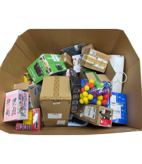 1 Pallet - Wholesale Walmart Liquidation - General merchandise, Electronics, Toys, Clothing - Condition: Customer returns - Unsorted
