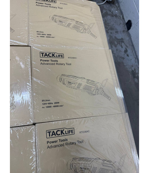 1 Pallet - Wholesale Liquidation - TACKlife Power Tools Advanced Rotary Tool - Condition: Customer returns - Unsorted