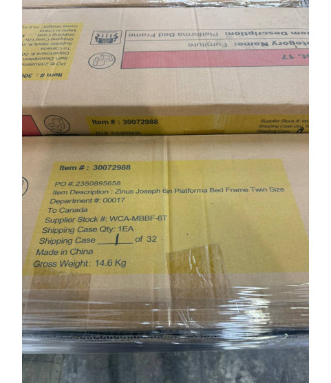 1 Pallet - Wholesale Liquidation - Furniture - Condition: Customer returns - Unsorted