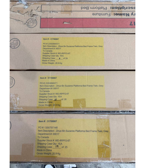 1 Pallet - Wholesale Liquidation - Furniture - Condition: Customer returns - Unsorted