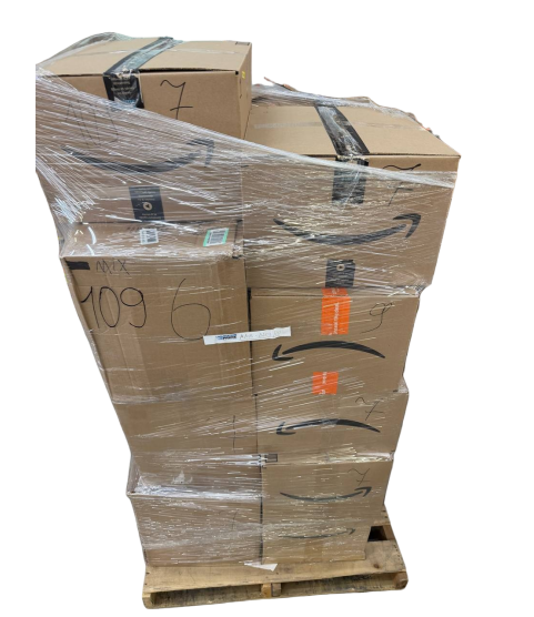 Truckload 12 Pallets - Wholesale Amazon Liquidation - Pillows, Comforters, Bedsheets, Towels, Hangers & More, General Merchandise - Condition: Customer returns - Unsorted
