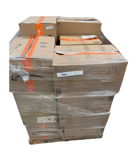 Truckload 12 Pallets - Wholesale Amazon Liquidation - Pillows, Comforters, Bedsheets, Towels, Hangers & More, General Merchandise - Condition: Customer returns - Unsorted