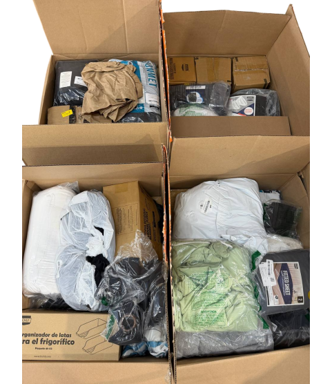 Truckload 12 Pallets - Wholesale Amazon Liquidation - Pillows, Comforters, Bedsheets, Towels, Hangers & More, General Merchandise - Condition: Customer returns - Unsorted