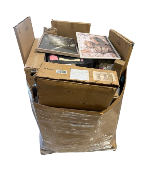 1 Pallet - Wholesale Liquidation - Furniture & Home Accessories - Condition: Customer returns - Unsorted 1 Pallet - Wholesale Liquidation - Furniture & Home Accessories - Condition: Customer returns - Unsorted