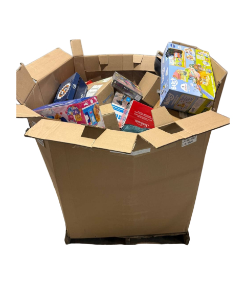 1 Pallet - Wholesale Walmart Liquidation - Toys, Electronics, Household Goods, Bed Linen & General Merchandise - Condition: Customer returns - Unsorted