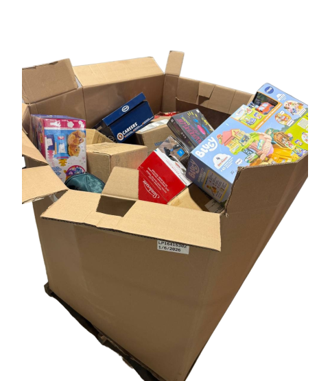 1 Pallet - Wholesale Walmart Liquidation - Toys, Electronics, Household Goods, Bed Linen & General Merchandise - Condition: Customer returns - Unsorted