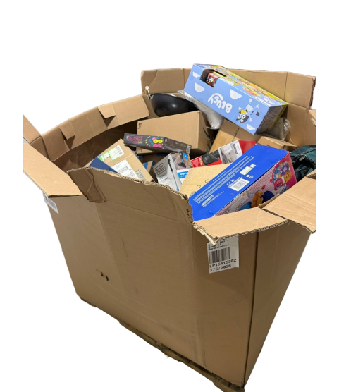 1 Pallet - Wholesale Walmart Liquidation - Toys, Electronics, Household Goods, Bed Linen & General Merchandise - Condition: Customer returns - Unsorted