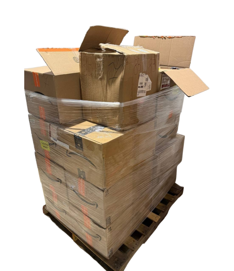 1 Pallet - Wholesale Amazon Liquidation - Pillows, Blankets, Bed Linen & General Merchandise - Condition: Customer returns - Unsorted