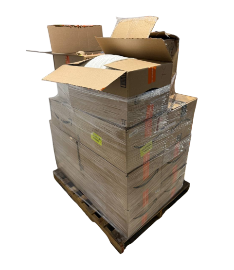 1 Pallet - Wholesale Amazon Liquidation - Pillows, Blankets, Bed Linen & General Merchandise - Condition: Customer returns - Unsorted