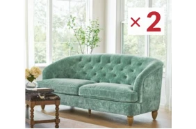 2 THE PIONEER WOMAN LAUREL 79" TUFTED SOFAS
