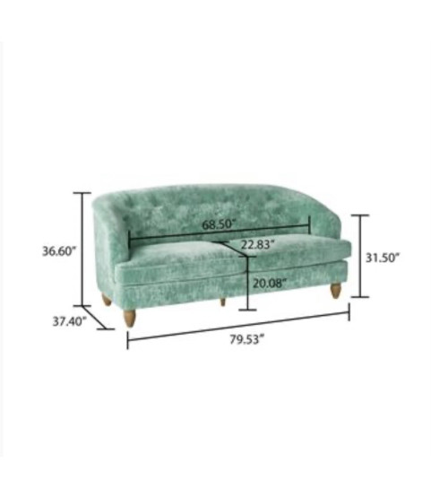2 THE PIONEER WOMAN LAUREL 79" TUFTED SOFAS