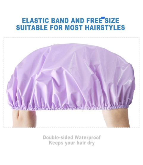 1 Pallet - Wholesale Liquidation - Shower Caps for Women, Double Sided Waterproof Reusable Elastic Shower Caps for Shower Caps (690 Shower Caps) 1 Pallet - Wholesale Liquidation - Shower Caps for Women, Double Sided Waterproof Reusable Elastic Shower Caps for Shower Caps (690 Shower Caps)