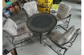 Highview Terrace 5-Piece Set / 4 pack of Chair Outdoor Patio Set with Table